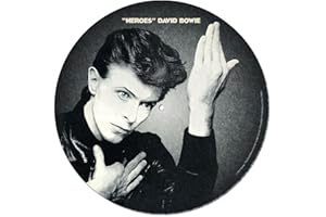 PYRAMID INTERNATIONAL David Bowie Turntable Mat (Heroes Design) Record Slip Mat for Mixing, DJ Scratching and Home Listening - Official Merchandise