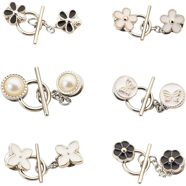 Pinces à Pull, Pince à Cardigan, Shawl Clip Vintage, Rétro Châle Vintage Cardigan Collier Robe Chemise Broche Clips Pour Femmes Filles Portant, 4 Styles