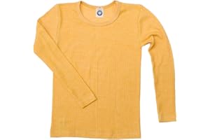 Cosilana, Kinder Unterhemd Langarm, 45% KBA Baumwolle, 35% kbT Wolle, 20% Seide