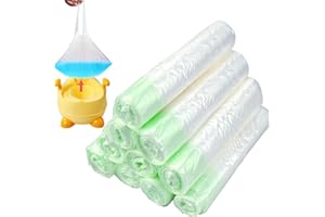 SHENGBANGYM 100 Pezzi Sacchetti Usa e Getta per Vasino - Borse per Il Sedile Del Water per Bambini, Adulti, Animali Domestici - Ideale per Viaggi All'Aria Aperta