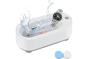 Judavry Nettoyeur Ultrasons, 300ml Nettoyeur à Ultrasons Portable, Appareil de Nettoyage à Ultrasons Professionnel pour Lunettes,Bijoux, Montre