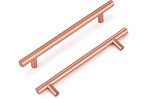 Probrico champagne doré meubles poignées moderne armoire armoire tire cuisine placard poignées de porte en or rose boutons de tiroir, paquet de 10, Centre de trou 192mm