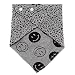 SZTARA Baby Kids Moustache Triangular Bandage Feeding Saliva Bib Scarf Towel Cotton Grey