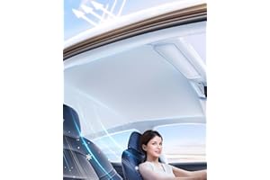 KKTR-CAR für Tesla Model Y Sonnenblende Glasdach Zubehör Dach hinten Sonnenblende Kompatibel für Tesla Model Y 2021-2024