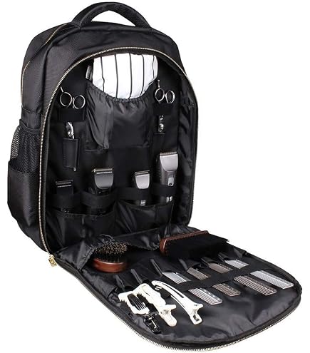 The Wahl Can Do Black Backpack is a stylish and practical accessory for hair sty Amazon.com: PERFEHAIR Barber Backpack for Clippers  main image 4