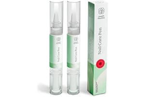 HealthRoutine Nail Care Pen — 2 Pack Tratamiento Cosmético para Hongos Uñas Pies y Manos | Fortalecedor y Endurecedor de Uñas, Nail Repair, Nail Oil y Cuticle Oil con Aloe Vera y Árbol de Té, 4 ml