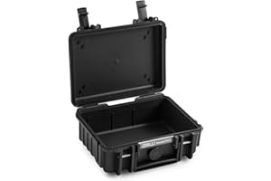 B&W International Transportkoffer Outdoor 500 (PP.23) Schwarz – Leerkoffer – wasserdicht (IP67), staubdicht, schlagfest, extrem robust