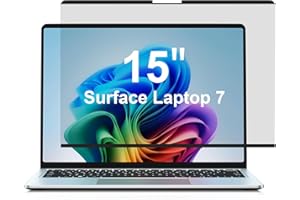 STARY Magnetic Privacy Screen for 15 inch Surface Laptop 7, Microsoft Laptop Screen Protector, Anti Glare Blue Light Scratch Removable Privacy Filter for Surface 7th