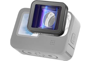 NEEWER 1.2X Anamorphic Lens Compatible with Gopro Hero 12 11 10 9 Black, Widescreen Cinematic Effect with Blue Flare, Anti Reflection Multi Coated HD Optical Lens, LS-56