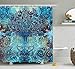 Produktbild Outer Space Decor Shower Curtain by, Universe Abstract Nebula Galaxy Chakra Infinity Psychedelic Photography Print, Polyester Bathroom Set with Hooks, 60 x 72 inches, Multicolor