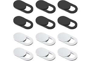 CFSVVD 12 Stück Webcam Abdeckung, Laptop Kamera Abdeckung Webcam Cover Ultra Dünn Schutz Kamera Abdeckung, für Laptop PC Smartphones Tablets Handyzubehör - Schutz Ihrer Privatsphäre