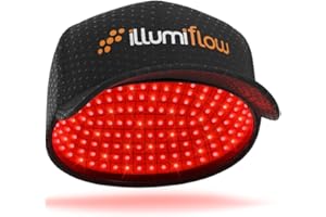 illumiflow 272 Diodes Laser Cap, Traitement de perte de cheveux pour homme et femme. La lumière stimule les follicules de cheveux pour des cheveux plus épais.