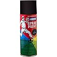ABRO SP-4 Multipurpose Colour Spray Paint Can for Cars and Bikes (400ml, Matt Black, 1 Pc)