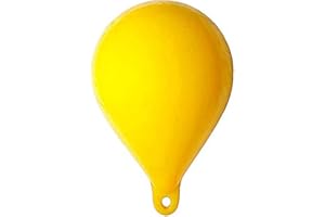 Marineo Boya de ancla inflable con 1,5 kg de flotabilidad, 15 x 20 cm, color amarillo