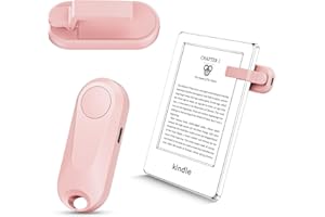 Sycelu K2 RF Fernbedienung zum Seitenwenden zum Lesen auf Kindle, Paperwhite,Kobo,Surface, iPhone/Android Tablets Comics/Romane Fotografieren Kamera Videoaufzeichnung(Rosa)