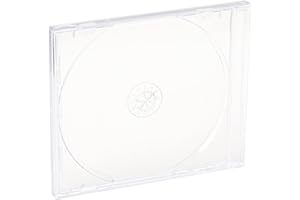 Hama Boîtier Standard (pour CD et disques Blu-Ray, Étui Protecteur pour CD, Paquet de 5) Transparent