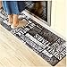 Produktbild good Thing Teppich/Teppich Küchenteppich, Anti – Skid Pad Wasserdicht Anti – Öl-Fuß Pad Charakter Passwort Matte/Fußmatte 120*45*0.4cm