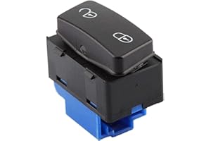 FYDUN Tür Verriegelung Schalter, Auto Türschlossschalter Zentralverriegelung Schalter Entriegelungs Schalter Bedienknopf Druckschalter für Caddy Touran 1T0962125B