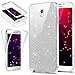 Produktbild KunyFond Hülle für Samsung Galaxy Note 3,Galaxy Note 3 Silikon Schutzhülle [Front + Back Rundum Double Protective],Bling Glänzend Glitzer Kristall Silikon Hülle Full Body Beidseitiger 360°Schutz Transparent TPU Handyhülle Stoßdämpfend Komplette Gehäuse Crystal Kirstall Case Weichem Flexible Silikon Schutzhülle Handy Gürtel Tasche Hülle Case Cover Fall-Abdeckung Etui TPU Bumper Schale für Samsung Galaxy Note 3 (Glitzer Silber)