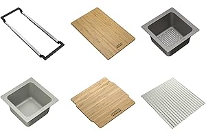 FRANKE Sistema universal de accesorios para fregadero de cocina AIUS200, gris