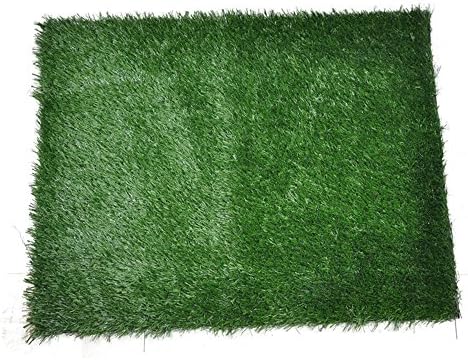 Golden Moon Pet Grass Mat Series PE Artificial Turf Antibacterial Pet Potty Trainer Indoor Outdoor Replacement Pet Grass Mat - 38 x 64 cm