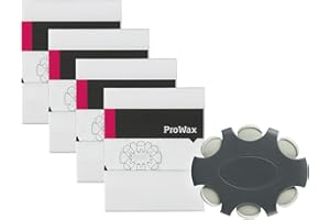 KH HAIKE Wax Guards for Oticon ProWax Filters (2mm/4 pack), Suitable Alta 2, Alta Pro 2, Ria and Nera, No-Wax Wax Guard for Oticon Hearing Aids