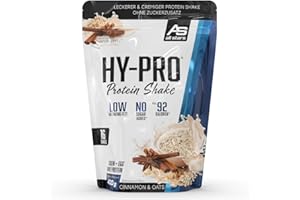 ‎ALL STARS ALL STARS Hy-Pro Whey Protein Pulver ohne Zucker 400g Cinnamon-Oatmeal - Cremiger Shake mit 30g Eiweiß pro Portion, 4 hochwertige Proteinkomponenten