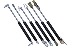 PJRYC 18 * 8 Rod 130mm Stroke 50N-500N/5kg-50kg Cupboard Hinges Gas Spring 350mm Hole Center Distance Gas Spring (Length : 350-130-300N, Outer Diameter : D bracket)