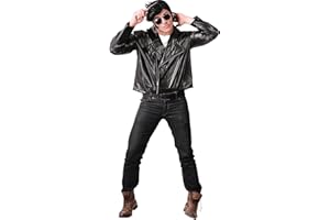 Fiestas Guirca, S.L. Cazadora Cuero Negra