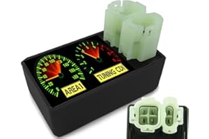‎AREA1 Area1 Tuning CDI Zündeinheit offen ungedrosselt für 50/125/150ccm GY6 China 4-TAKT 4+2 Pin Anschluss kompatibel mit RS Ultima BT49QT Union Alpha Motors Luxxon Rivero