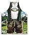 Produktbild Close Up Lederhose Kochschürze Bayrische Tracht in Universalgröße für Erwachsene