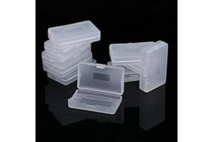 YOIDESU Für Gameboy Advance Hülle Patronenhülle für GBA Game Case für Gameboy Advance SP Spiele Hülle, 10 Stück Transparente Anti-Staub-Abdeckung Patrone Game Case Box, für Game Boy Advance für GBA Game Card