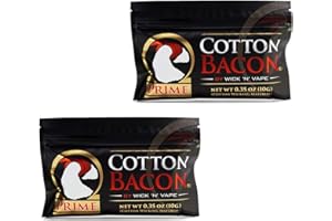 Authentische das mehr neuen Cotton Bacon Prime Organic Cotton von WICK 'n' Vape für Wiederaufbau des RBA, RTA, DDR, rtda, Selbstwickelverdampfer