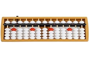Weiye Kunststoff Abakus Arithmetic Soroban Rechenwerkzeug 13/17 Ziffern