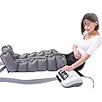 DZTBX 6 Cavity Lymphatic Drainage Leg Massager, Electric Leg Air Compression Massager For Circulation Arm Leg Waist Wraps Foot Ankles Calf Massage Machine Pain Relax