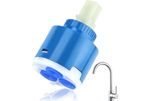 Cartouche de Robinet pour Blanco, Wefaly 35 mm Cartouche de rechange en céramique pour Blanco 121894 Cartouche en Céramique pour Accessoires D'évier Blanco Pour robinets de lavabo, de cuisine et de do