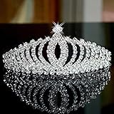 KaLaiXing® Bridal Crown Tiara. Fashion Stylish Rhinestones Princess Crown Headband diamond Hair Wedding Tiara Bride Prom
