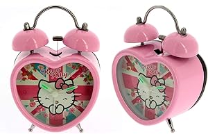 K&H Hello Kitty - Reloj despertador con diseño de Hello Kitty y Hello Kitty, color rosa