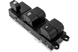 GEEANDLY Interruttori a pulsante per auto Pulsantiera Finestra 25401-EB30B Compatibile con Nissan Navara D40b Pathfinder Qashqai 2005-2016