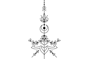 INKSTER Mandala | Tatuaggio Temporaneo con Certificazione Cosmetica UE - L'Originale | Resistente all'Acqua + Vegano | Tatuaggio Rivoluzionario di 2 Settimane