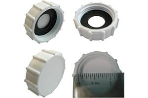 Citystores® Appliance Waste Trap Blanking Cap & Washer Blank 32mm | Stop Ends for Washing Machine, Dishwasher & P-Trap Waste Pipe Seals