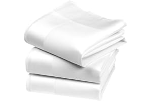 ‎VIVIENNE ET MERLIN Taschentücher, für Herren, 100 % gekämmte Baumwolle, 45 cm x 45 cm, 3 Stück, Modell A01