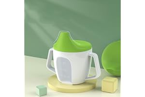 CYPREASON Tasse Boire Pour Enfants À Bec Pour Tout-petits Avec Poignées Antidérapantes Gobelet Sevrage Pour Bébé Bec Verseur Renforcé Anti Fuite Tasse Paille Enfant Tasse À Paille Anti Fuites Pour Bébé