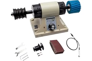 Toplionace Macchina per la Frantumazione del Bordo del Cuoio della Brunitura di Lucidatura di Cuoio 220V 0-8000RPM (con Manico Flessibile)