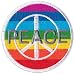 Produktbild Rainbow Peace Zeichen Aufnäher Aufbügler Patch Festival Parade LGTQ Mädchen (Klein)