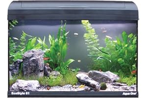 Aqua One EcoStyle 61 / 70L Rectangular Aquarium 61x36x44cm (black)