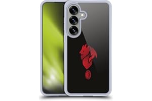 Head Case Designs Licenza Ufficiale AC Milan Logo Grafica Custodia in Gel [Protezione di Grado Militare] Compatibile con Samsung Galaxy S25 E Compatibile con MagSafe