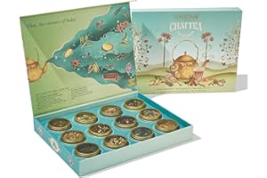 VAHDAM, Coffret Cadeau De Thé En Vrac Chai (12 Saveurs) Coffret Cadeau De Thé | Boîte De Assortie – Sans Gluten, Sans OGM | Coffret Cadeau Femme & Homme5