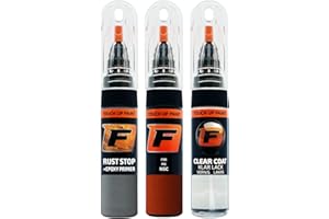 F FIRANTO FIRANTO Kit de Pintura de Retoque Coche para MG NSC Orange, Set de Reparación de Rayones y Arañazos Incluye 15 ml Bolígrafo para Retocar Pintura Coche, Primer y Barniz