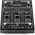 Skytec Vonyx STM2270 4-Channel DJ Mixer with Bluetooth Wireless Audio, DJ PA Mixer with USB MP3 Player, Custom Sound Effects, 5-Band EQ & Cue Function Per Channel for Beginners & Professionals